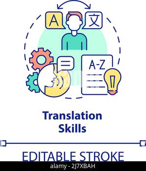 Language Logo. Translation Logo. Translator. Editable vector Stock ...