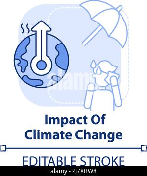 Climate change light blue concept icon Stock Vector Image & Art - Alamy