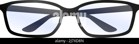 pair of glasses on white background, vector illustration Stock Vector