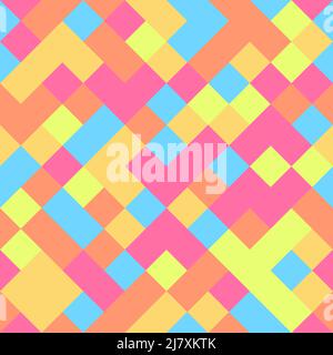 Background of geometric shapes made using many bright gradients. Stock Vector