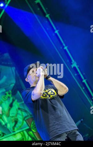 Max Pezzali, former singer of the 883 group, performing live on stage at  PalaPartenope in Napoli (Photo by Paola Visone/Pacific Press Stock Photo -  Alamy