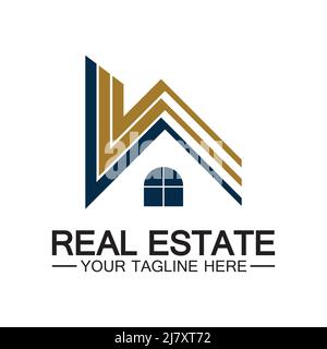 Real Estate  Logo Template, Building, Property Development, and Construction Logo Vector Stock Vector