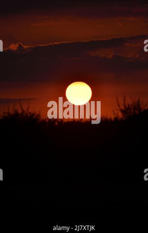 Sunset over Port Issac Cornwall England uk Stock Photo