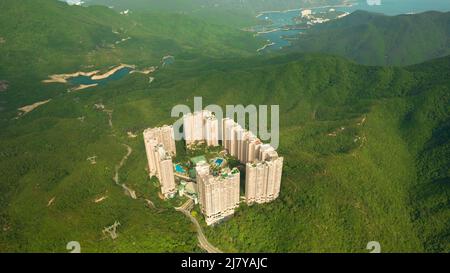 natural landscape in Tai Tam Country Park, at Hong Kong island Stock Photo