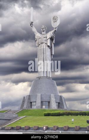 Rodina Mat, Nations Mother Defense of the Motherland monument (The Iron Lady), Museum of the Great Patriotic War. Stock Photo