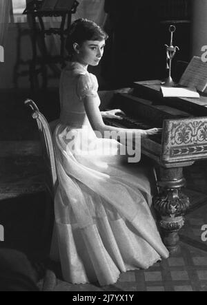 Audrey Hepburn, British Actress Stock Photo