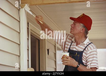 Jimmy Carter in 1988 Stock Photo