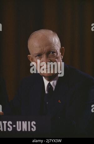 Dwight D. Eisenhower, US President Stock Photo