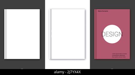 Vector cover in mesh gradient style. Editable illustration Stock Vector