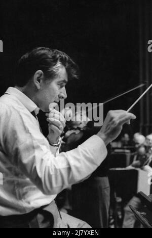 Leonard Bernstein Stock Photo