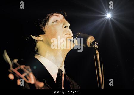 Paul McCartney, The Beatles, 1964 Stock Photo