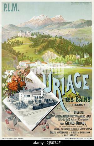PLM - Uriages Les Bains (Isere) Stock Photo