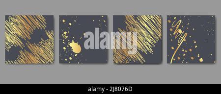 Unique abstract editable modern social media banner templates Stock Vector