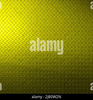 Background of gold metal diamond pattern. 3d rendering Stock Photo