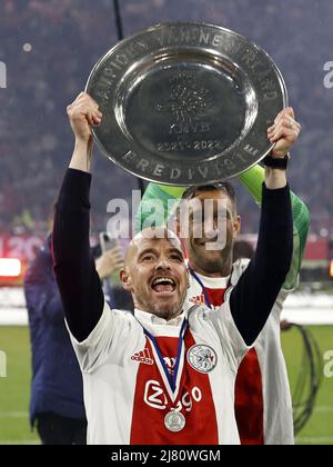 Erik ten Hag wins 6th trophy as Ajax clinch Eredivisie title - Futbol on  FanNation