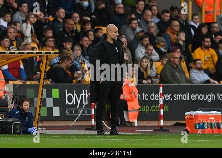 Josep Guardiola manager of Manchester City during the game Stock Photo