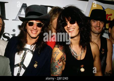 Nikki Sixx 1989 Credit: Ralph Dominguez/MediaPunch Stock Photo - Alamy