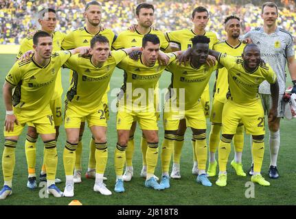 Nashville SC, May 11, 2022: May 11, 2022: Nashville SC poses during the first half of an MLS game between Atlanta United and Nashville SC at Geodis Park in Nashville TN Steve Roberts/CSM Stock Photo