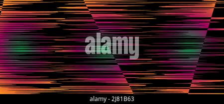 Seamless pattern with geometric waves. Stylish texture Stock Vector