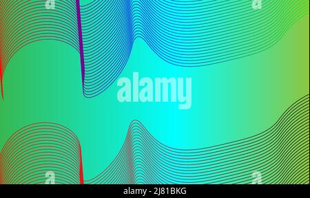 Seamless pattern with geometric waves. Stylish texture Stock Vector