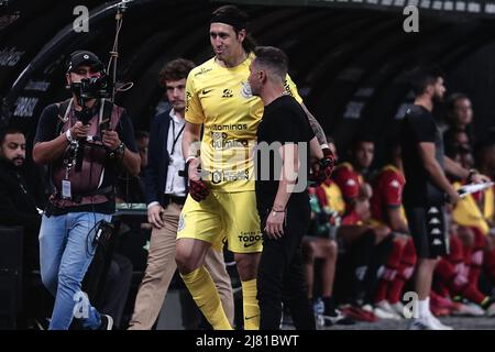 Sao Paulo, Brazil. 12th May, 2022. SP - Sao Paulo - 05/11/2022 - CUP OF BRAZIL 2022, CORINTHIANS X PORTUGUESA-RJ - Cassio goalkeeper of Corinthians during a match against Portuguesa Rio at the Arena Corinthians stadium for the Copa do Brasil 2022 championship. Photo: Ettore Chiereguini/AGIF/Sipa USA Credit: Sipa USA/Alamy Live News Stock Photo