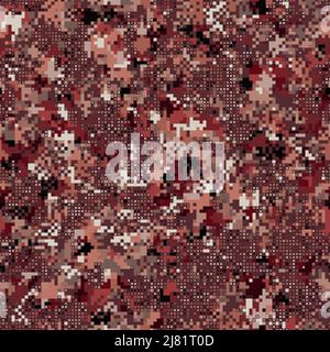 Texture military camouflage seamless pattern. Abstract army vector illustration Stock Vector