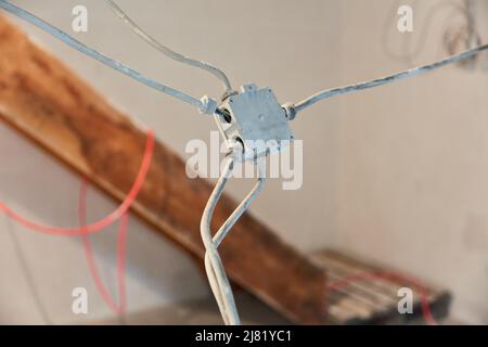 Cable Track Basement Cellar Hatch Cable Stock Photo 473171989