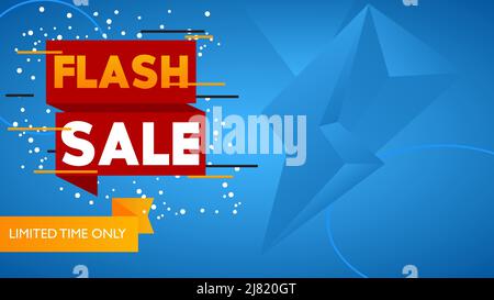 Colorful sale banner template design. Special deal, end of season offer banner. Vector illustration. Clearance, Discount Poster. Business, Store Event Stock Vector