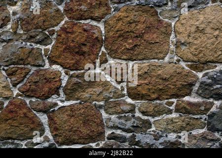 Close up of Stone Wall Stock Photo