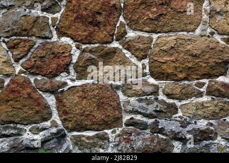 Close up of Stone Wall Stock Photo