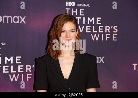 New York, United States. 11th May, 2022. Rose Leslie attends HBO's 'The Time Traveler's Wife' New York Premiere at The Morgan Library in New York City on May 11, 2022. (Photo by Ron Adar/SOPA Images/Sipa USA) Credit: Sipa USA/Alamy Live News Stock Photo