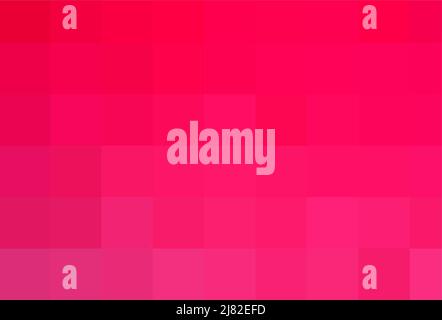 Vector pink background. Geometric texture of burgundy squares. Abstract pixel bordo backdrop, space for your design or text. Crimson background for Stock Vector