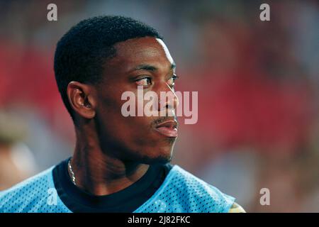 Anthony Martial of Sevilla FC during the La Liga match between Sevilla FC and RCD Mallorca played at Sanchez Pizjuan Stadium on May 11, 2022 in Sevilla, Spain. (Photo by Antonio Pozo / PRESSINPHOTO) Stock Photo