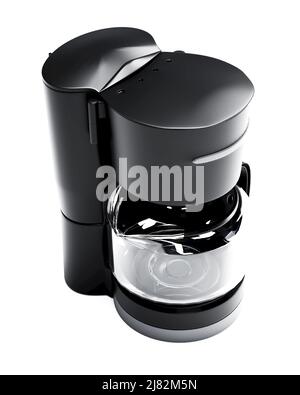 Coffee maker oven isolated on white background Stock Photo