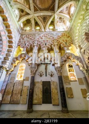 Chapel of Villaviciosa (Capilla de Villaviciosa) in the  Mezquita-Catedral (Great Mosque of Cordoba) -  Cordoba, Spain Stock Photo