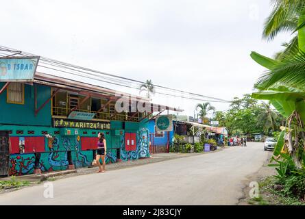 Maritza Hotel, Av.73, Puerto Viejo de Talamanca, Limón Province, Republic of Costa Rica Stock Photo