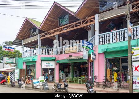 Puerto & Co Restaurant, C 256, Puerto Viejo de Talamanca, Limón Province, Republic of Costa Rica Stock Photo