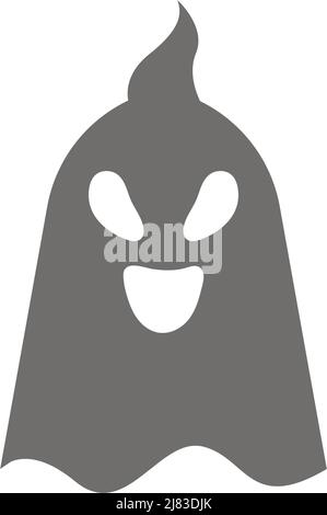 Ghost logo icon design illustration template vector Stock Vector