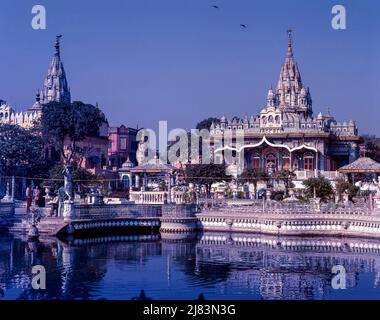 Jain temple in 1867 AD in Kolkatta or Calcutta, West Bengal, India, Asia Stock Photo