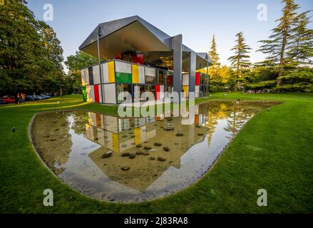 Museum, Le Corbusier House, Zuerich, Schweiz Stock Photo