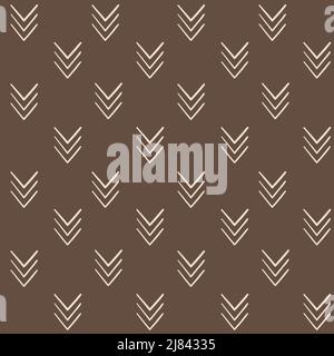 Abstract boho pattern. Seamless background Stock Vector