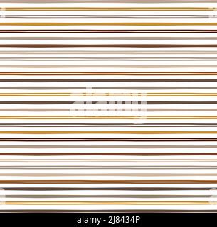 Abstract hand drawn stripe pattern. Seamless background Stock Vector