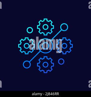 streamline process icon for web Stock Vector Image & Art - Alamy