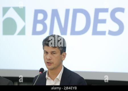 Brazilian economist Gustavo Montezano, president of national state owned bank for social and economic development BNDES Stock Photo