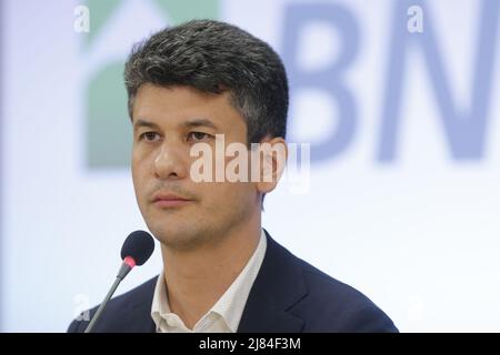 Brazilian economist Gustavo Montezano, president of national state owned bank for social and economic development BNDES Stock Photo