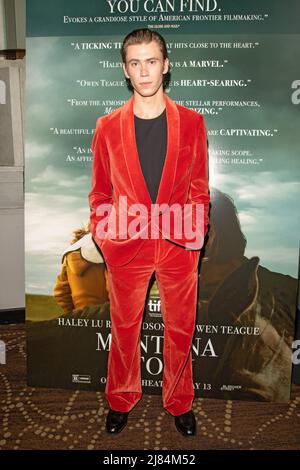 NEW YORK, New York – MAY 12: Owen Teague attends the 'Montana Story' New York Premiere at AMC Lincoln Square 13 on May 12, 2022 in New York City. Stock Photo