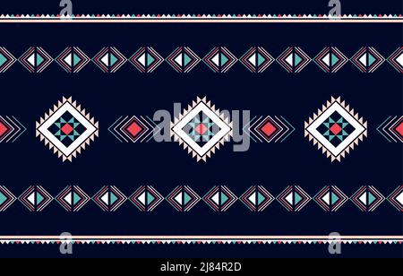 Geometric ethnic pattern traditional Design Stock Vector