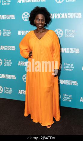 New York, USA. 12th May, 2022. Aissa Maiga attends New York African Film Festival opening night at Walter Reade Theater in New York on May 12, 2022. (Photo by Lev Radin/Sipa USA) Credit: Sipa USA/Alamy Live News Stock Photo