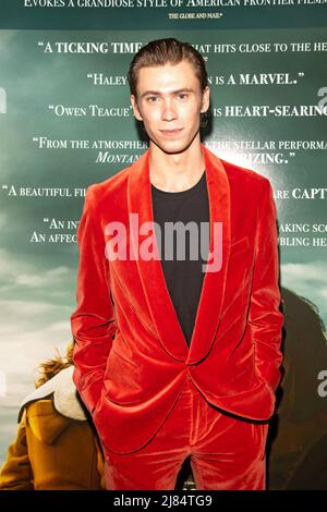 New York, United States. 12th May, 2022. Owen Teague attends the 'Montana Story' New York Premiere at AMC Lincoln Square 13 in New York City. Credit: SOPA Images Limited/Alamy Live News Stock Photo