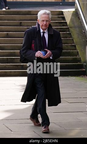 Lord Bracadale arriving at Capital House in Edinburgh for the public inquiry into the death of Sheku Bayoh. Bayoh died in May 2015 after he was restrained by officers responding to a call in Kirkcaldy, Fife. Picture date: Friday May 13, 2022. Stock Photo